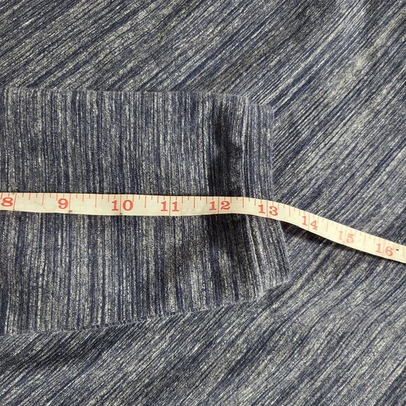 Daily Ritual Womens marled blue and white knit boatneck sweater tie Front Sz Sm - Picture 5 of 6